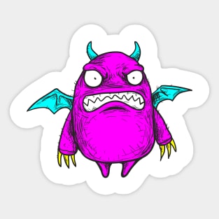 Purple People Eater Sticker